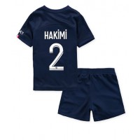 Fotbalové Dres Paris Saint-Germain Achraf Hakimi #2 Dětské Domácí 2022-23 Krátký Rukáv (+ trenýrky)
